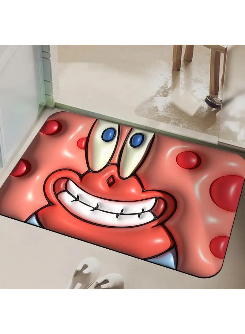 50*80cm Diatom Mud Silicone Bath Mat Quick Drying Bathroom Mat - Image 1