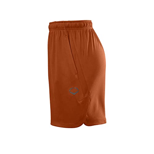 EvoShield Men's Pro Team Training Short 2.0 - Texas Orange, X-Large - Image 2