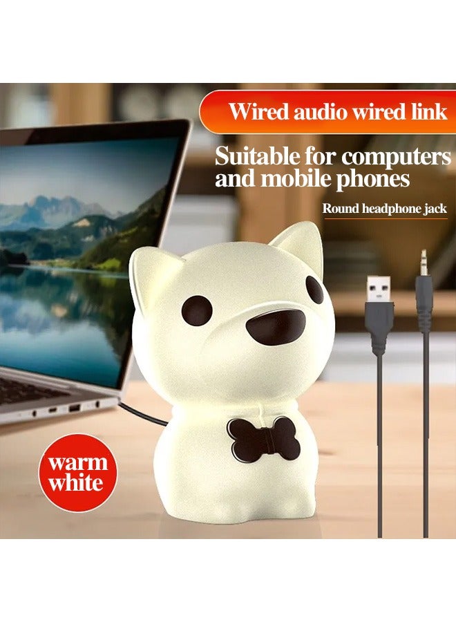 Usb Amplifier Speaker,Cute Desktop Mini Speaker,Suitable For Small Speakers On Computers,Desktops,And Laptops - Image 2