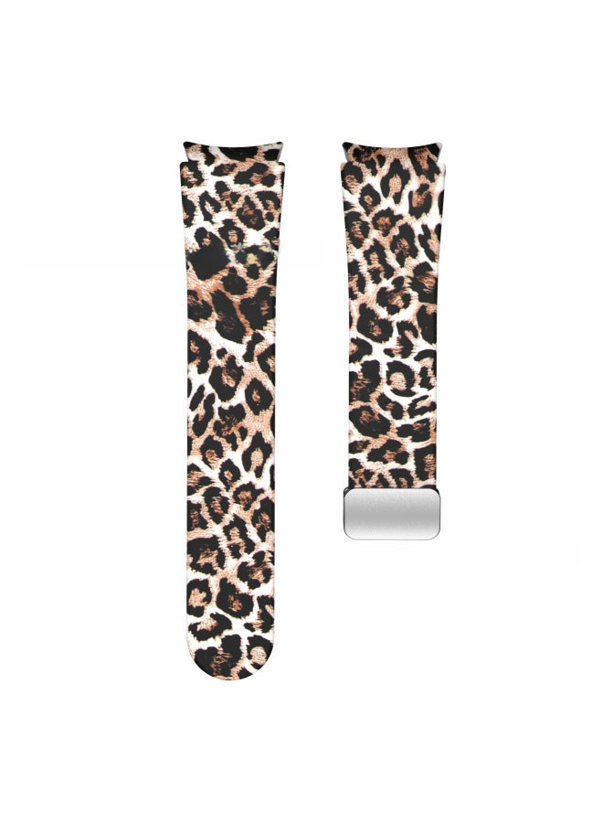 Neutral Suitable For Samsung Watch5 Pro Printed Silicone Strap Watch6/5/4 Magnetic Folding Buckle Smart Watch Strap - Image 1