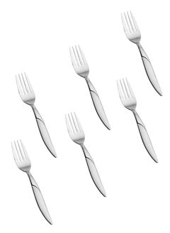 Hic Japanese stainless steel dessert fork set 6 pieces  - Image 1