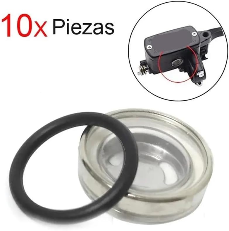 14 5mm Sight Glass And Gasket Set For Hon Suz Master Brake Cylinder Reservoir Motorcycle Dirt Bike Scooter - Image 5