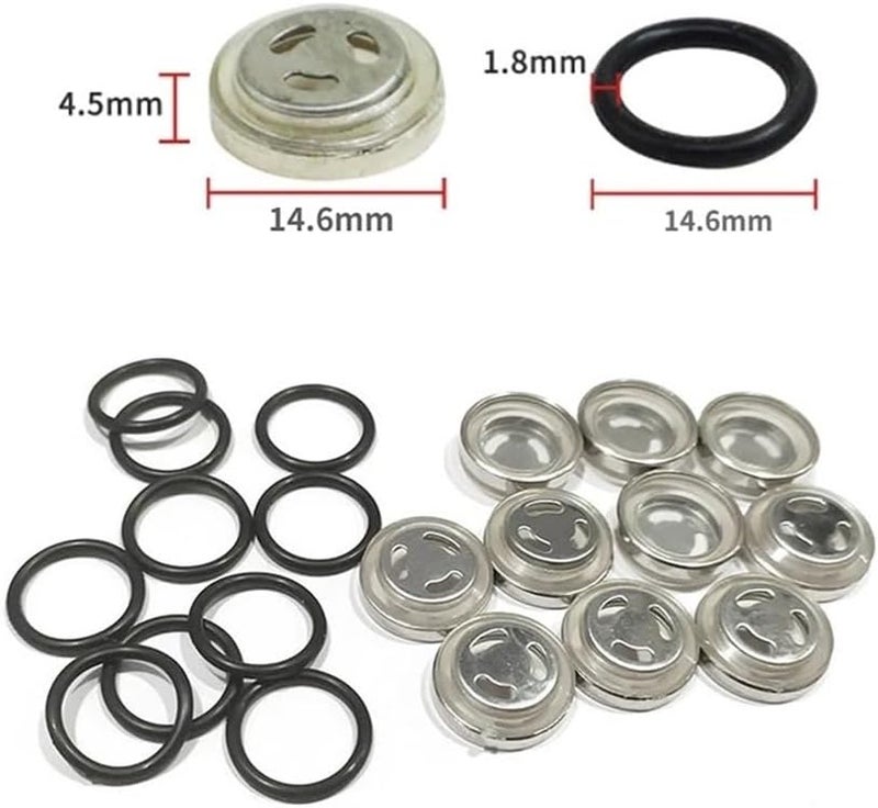 14 5mm Sight Glass And Gasket Set For Hon Suz Master Brake Cylinder Reservoir Motorcycle Dirt Bike Scooter - Image 3