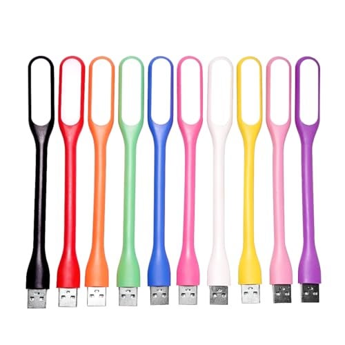 MeeTo USB LED Light Lamp, Portable LED with Flexible Gooseneck, Arm Reading Lamp, Adjustable, Bendable, Compatible for Laptop, Notebook, Power Bank Energy Saving Reading, Random Color - (Pack of 1) - Image 3