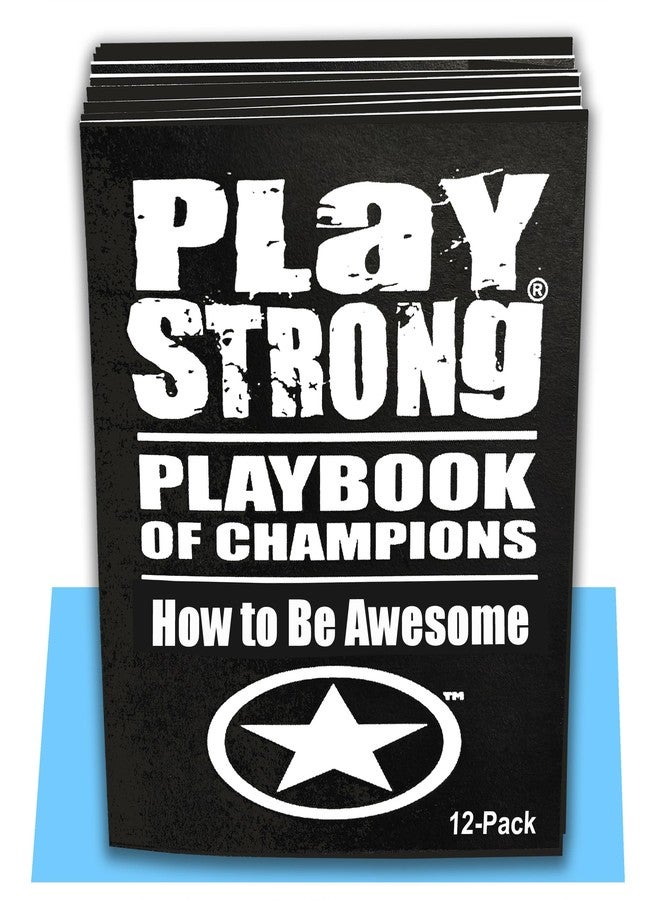Play Strong Mini Playbook of Champions (12-Pack) - Pocket-size Motivational Sports Workbook & Quick Guidebook for Athletes and Teams | Confidence, Leadership & Winning Mindset Field Guide for Youth Sports - Image 1