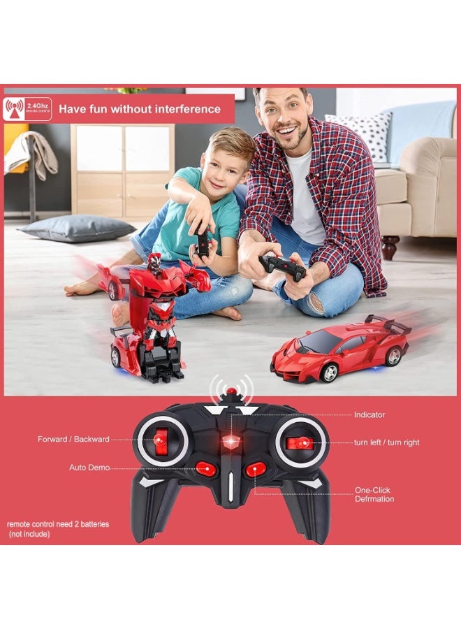 Remote Controlled Car Robot Toy for Children  Rotation Deformation Toy for Boys - Image 4