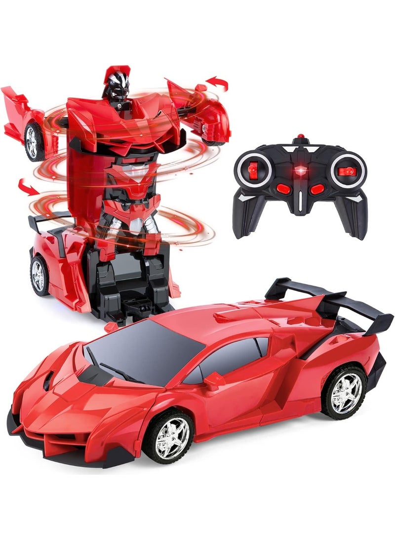 Remote Controlled Car Robot Toy for Children  Rotation Deformation Toy for Boys - Image 2