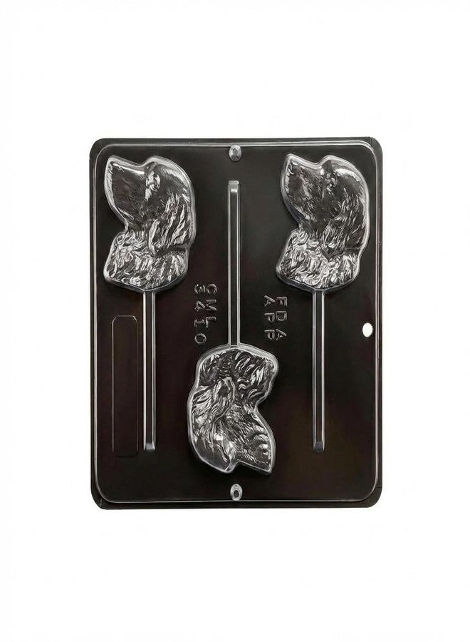 Lollipops Golden Retriever Dog Lollipop Chocolate Candy Mold 3410 - Image 3