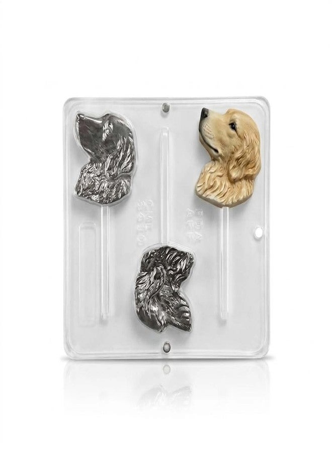 Lollipops Golden Retriever Dog Lollipop Chocolate Candy Mold 3410 - Image 4