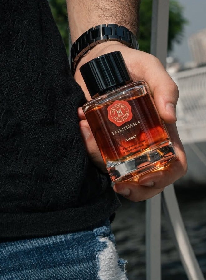 Hermoso Nejati Luminara Aurasil Extrait de Parfum 100ml | Premium Unisex Perfume | Elegant, Long Lasting Fragrance - Image 4