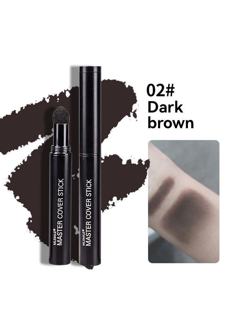 Master Hair Shading Sponge Pen Natural Shade Hairline Powder Hairline Shadow Powder Stick Waterproof Hair Root Concealer For Thinning Hair Root Touch-Up - Image 2