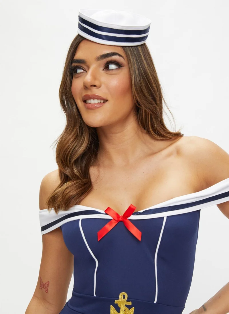 Ann Summers Sexy Sailor Outfit White/Blue