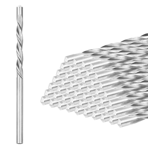 NURATIT Upgrade 100 Pcs Drywall Bit, 5/32 Inch Drywall Drill Bit for Wood, Drywall Cutting Bit, Drywall Guide Point Cutting Bits, Drywall Router Bits for Use with Spiral Saw - Image 1