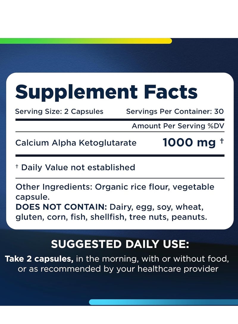 برو هيلث مكمل Ca AKG يدعم الطاقة الخلوية والوظيفة الأيضية وعمليات الشيخوخة الصحية 60 كبسولة - Image 3