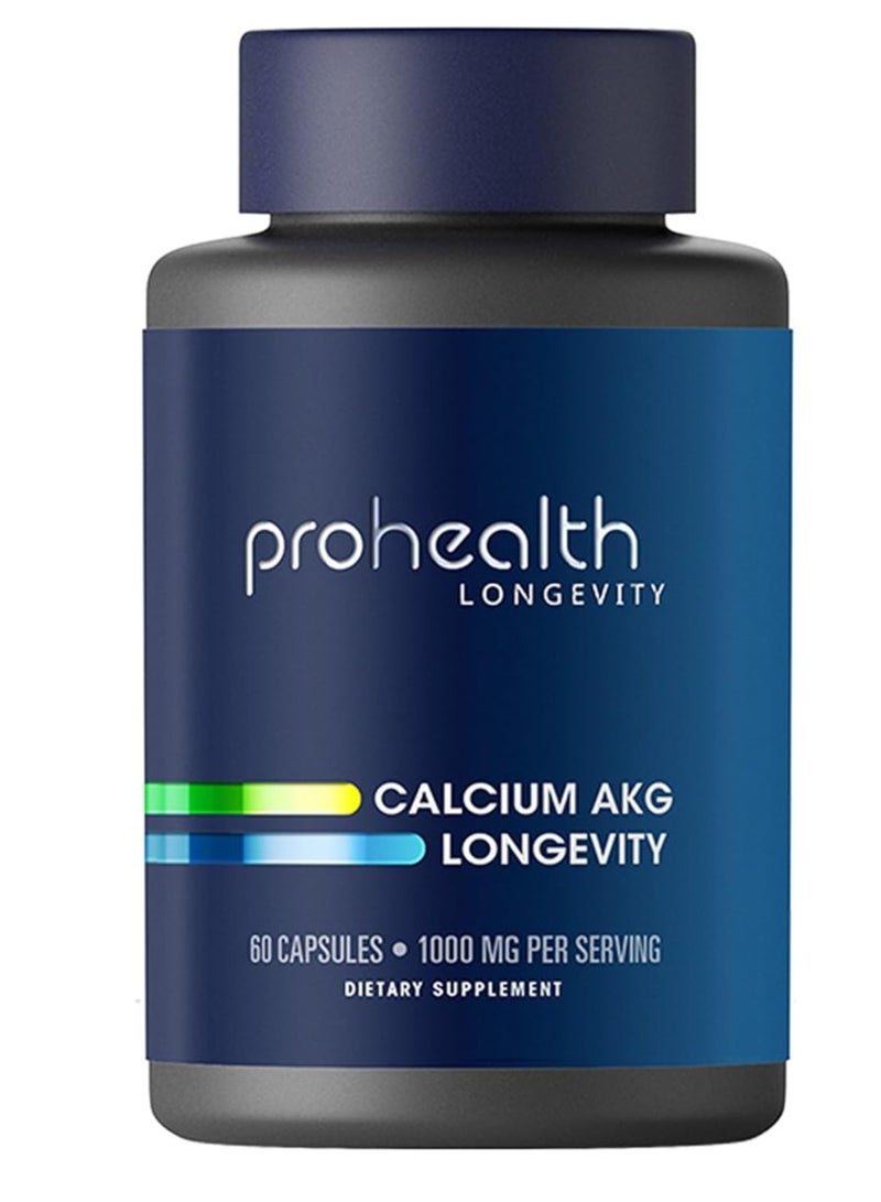 برو هيلث مكمل Ca AKG يدعم الطاقة الخلوية والوظيفة الأيضية وعمليات الشيخوخة الصحية 60 كبسولة - Image 1