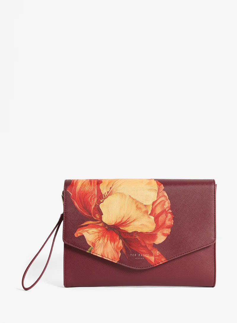 تيد بيكر Shimena Printed Flower Icon Envelope Wallet