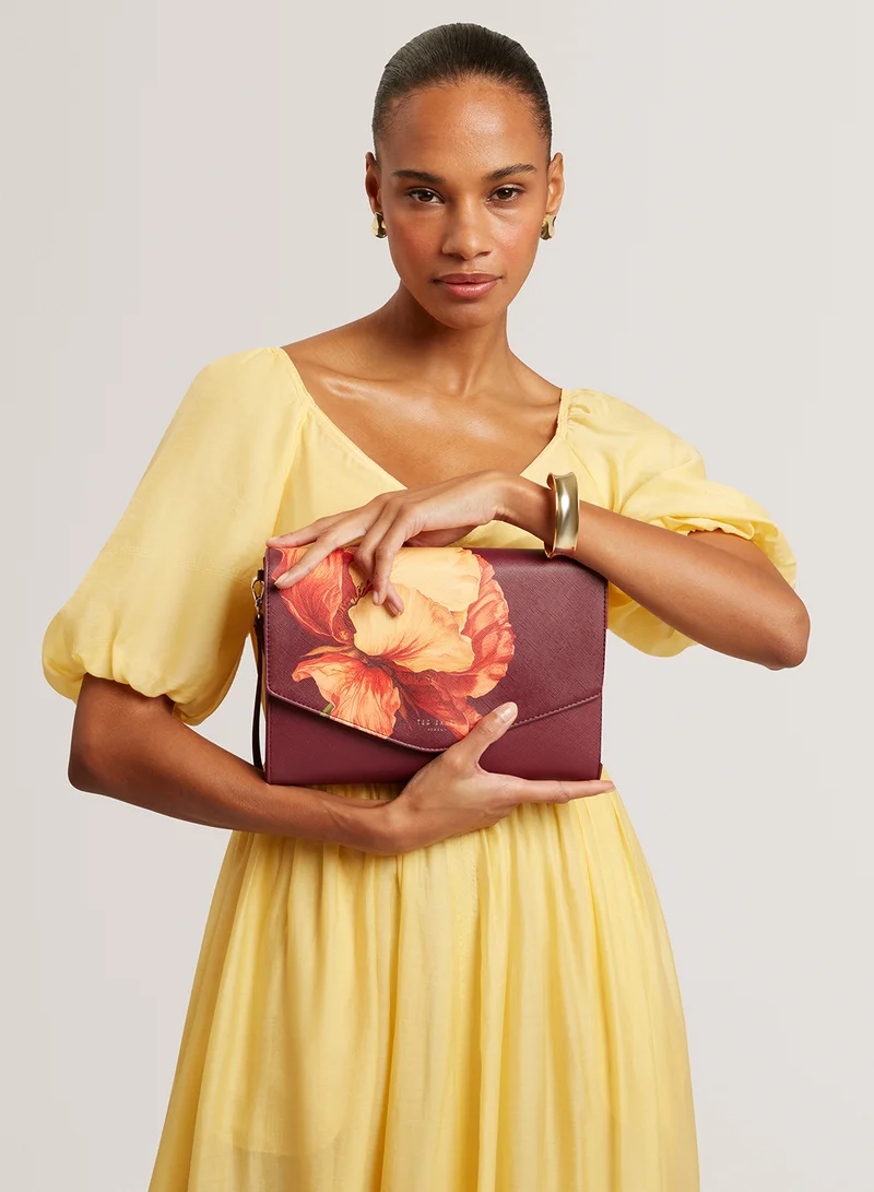 تيد بيكر Shimena Printed Flower Icon Envelope Wallet