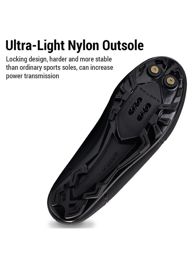 BOODUN Winter Mountain Bike Boots Outdoor Nylon Warm Windproof Fashion Reflective Cycling Boots Riding Boots  - Image 4