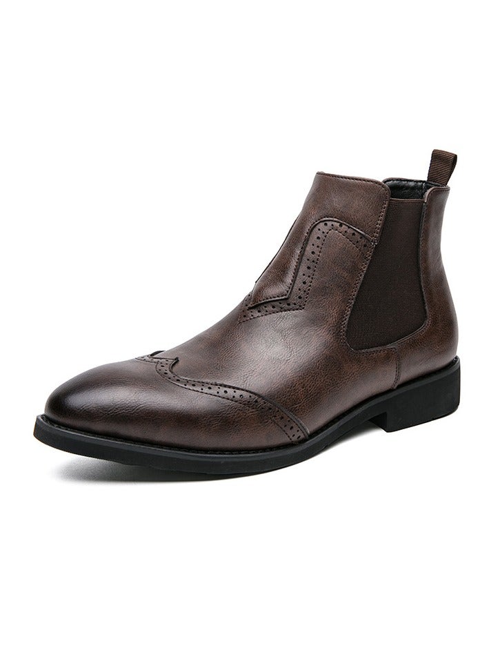 Shougu New Men's Business Leather Shoes - Image 1