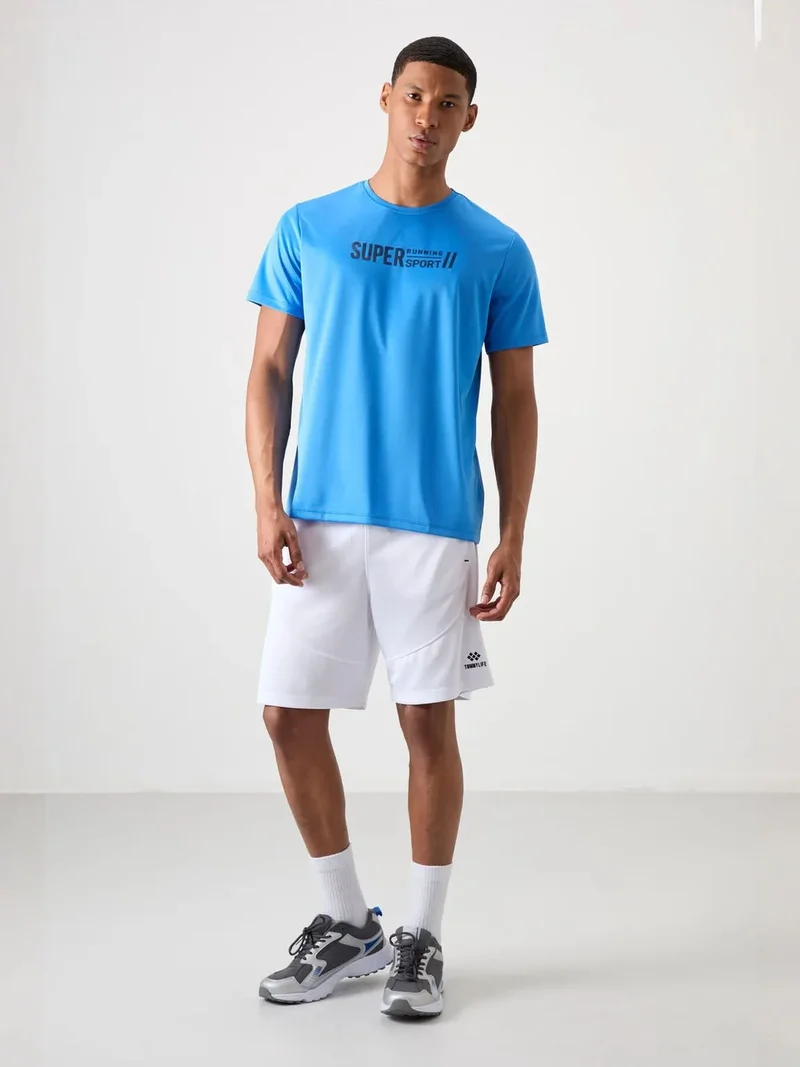 تومي لايف TOMMY Printed Crew Neck Short-Sleeve T-Shirt