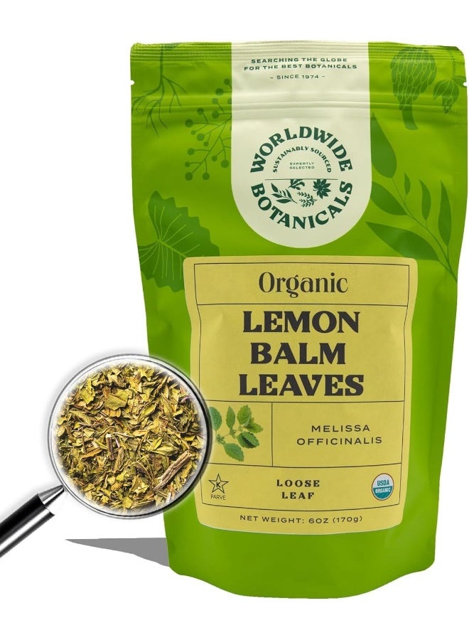 Worldwide Botanicals Organic Lemon Balm Tea - Loose Leaf - Image 1