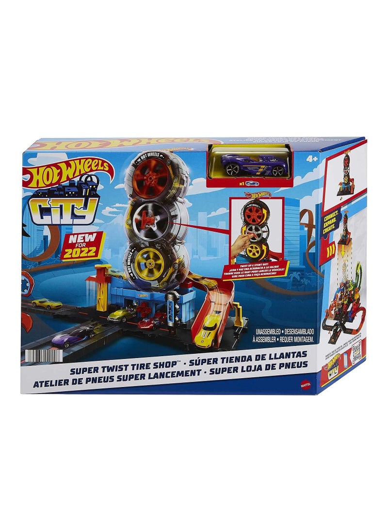 Hot Wheels Super Twist Tire Shop Playset  - Image 5