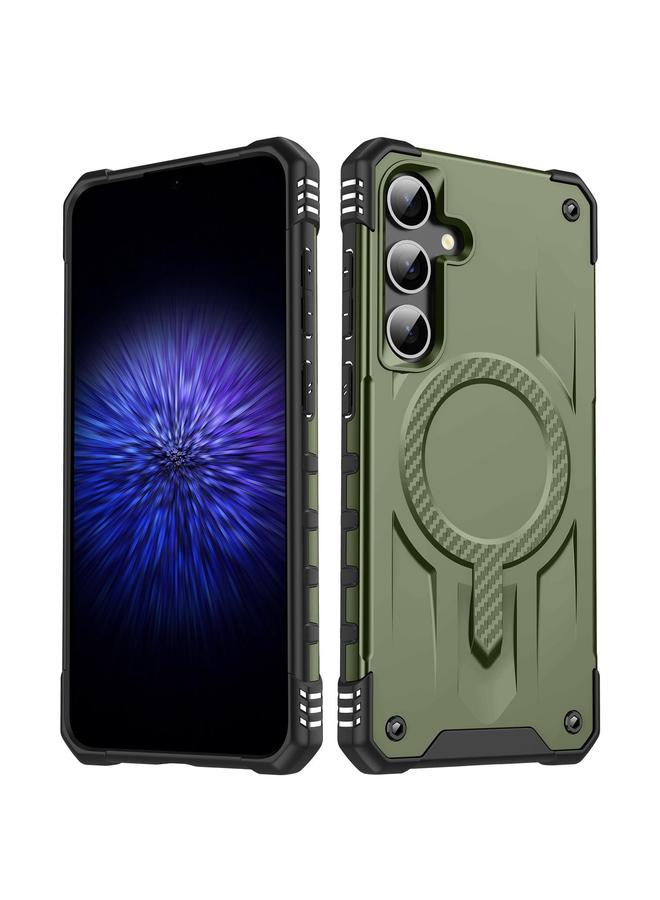 S-TOP Case For Samsung Galaxy S24 FE 5G Straship MagSafe TPU Hybrid PC Phone Case - Image 1