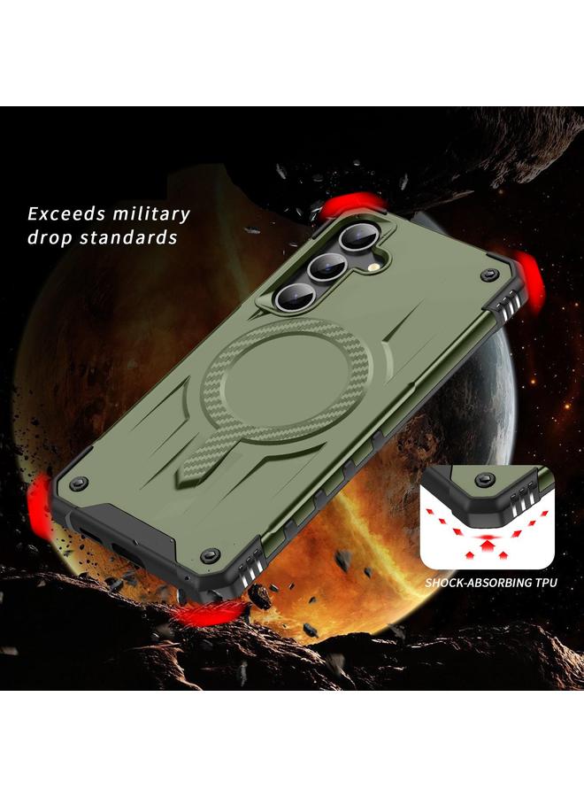 S-TOP Case For Samsung Galaxy S24 FE 5G Straship MagSafe TPU Hybrid PC Phone Case - Image 2