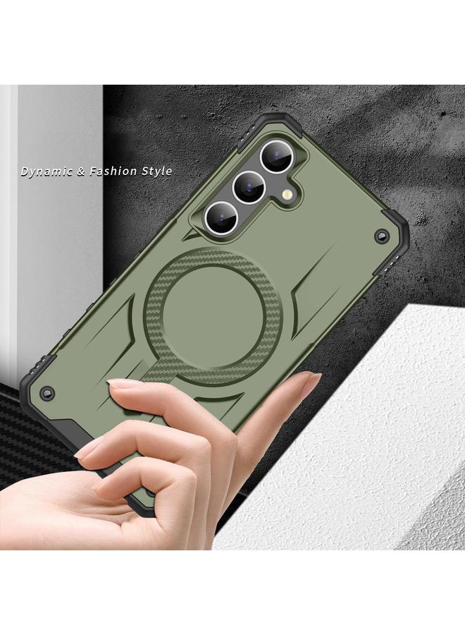 S-TOP Case For Samsung Galaxy S24 FE 5G Straship MagSafe TPU Hybrid PC Phone Case - Image 4