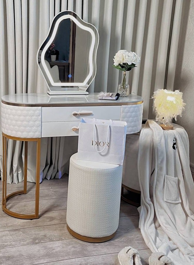 شي ون طاولة مكياج فاخرة بإضاءة LED وتصميم عصري مميز - Image 4