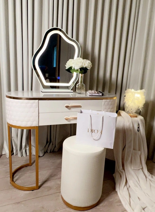 شي ون طاولة مكياج فاخرة بإضاءة LED وتصميم عصري مميز - Image 5
