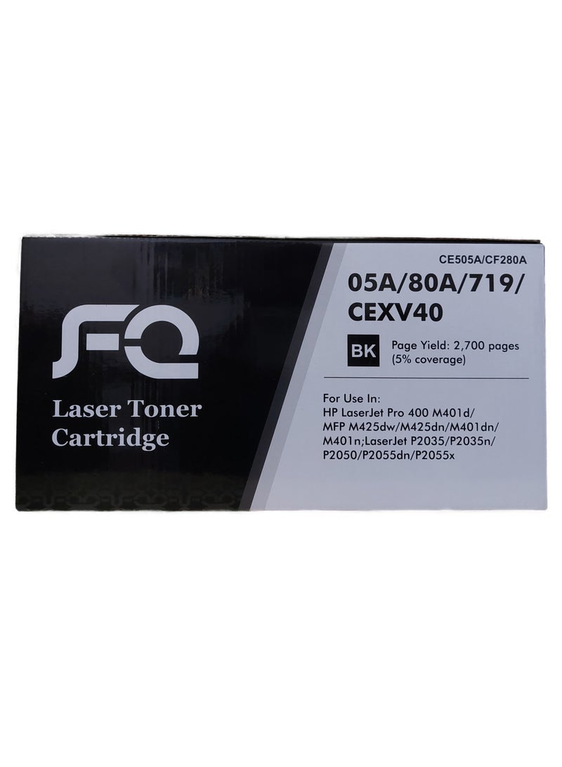 HP LaserJet Pro Toner Cartridge Replacement Compatible with 80A 05A CF505A for M410 M401 M425 P2030 P2035 P2055 Printers High Quality Reliable Printer Cartridge for Office Home Use