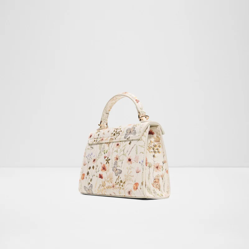 الدو LEORA Floral Printed Flap Top Handle Bag