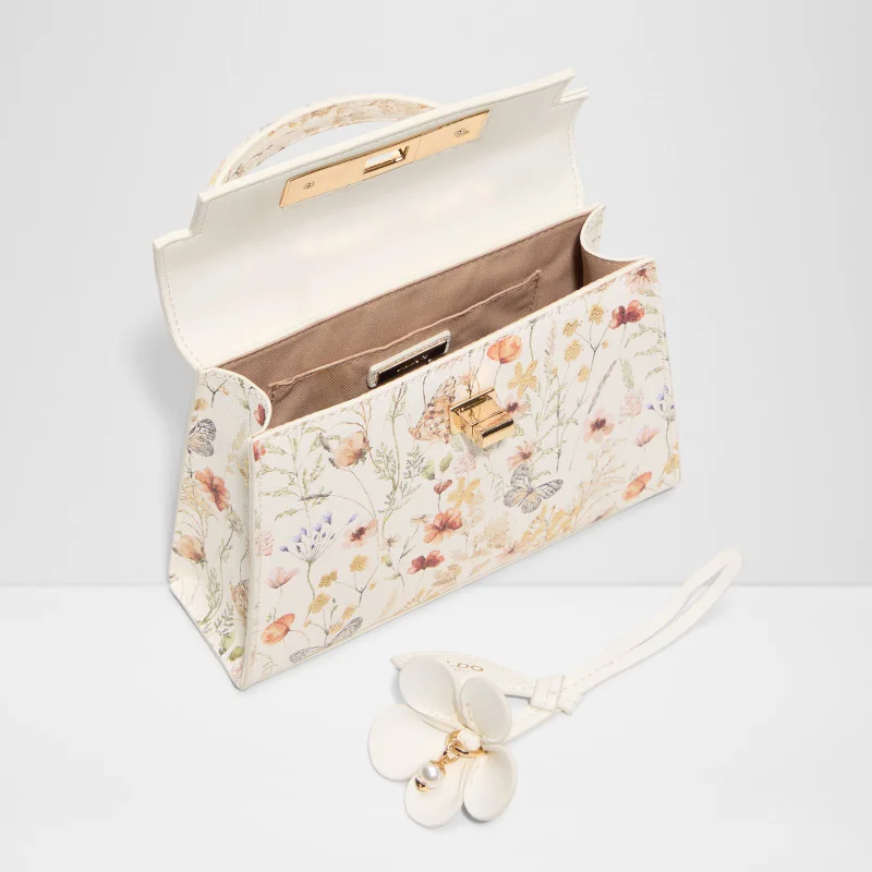 ALDO  LEORA Floral Printed Flap Top Handle Bag for Women | Best Price UAE
