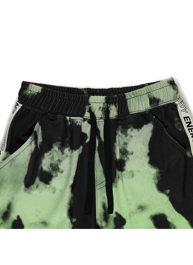 Panco HIGH ENERGY Tie Dye Printed Shorts  - Image 3