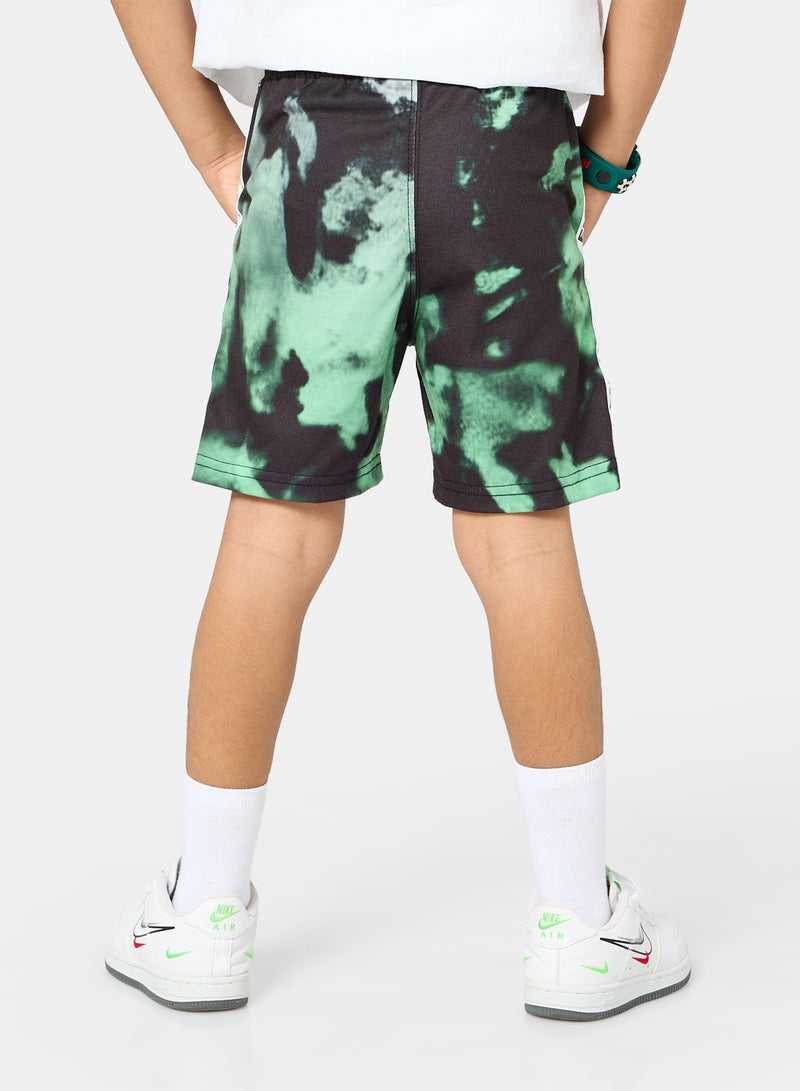 Panco Boys Tie Dye Printed Shorts - Image 2