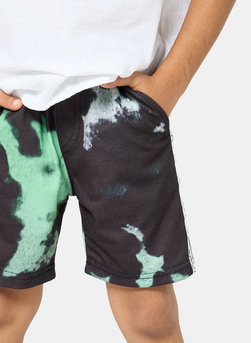 Panco Boys Tie Dye Printed Shorts - Image 3