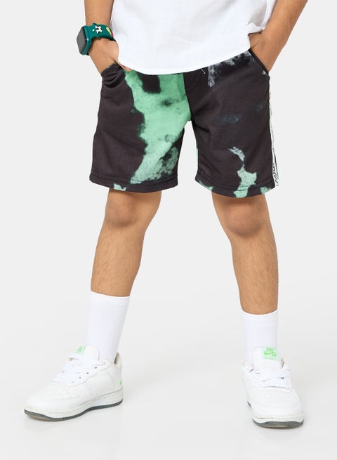 Boys Tie Dye Printed Shorts