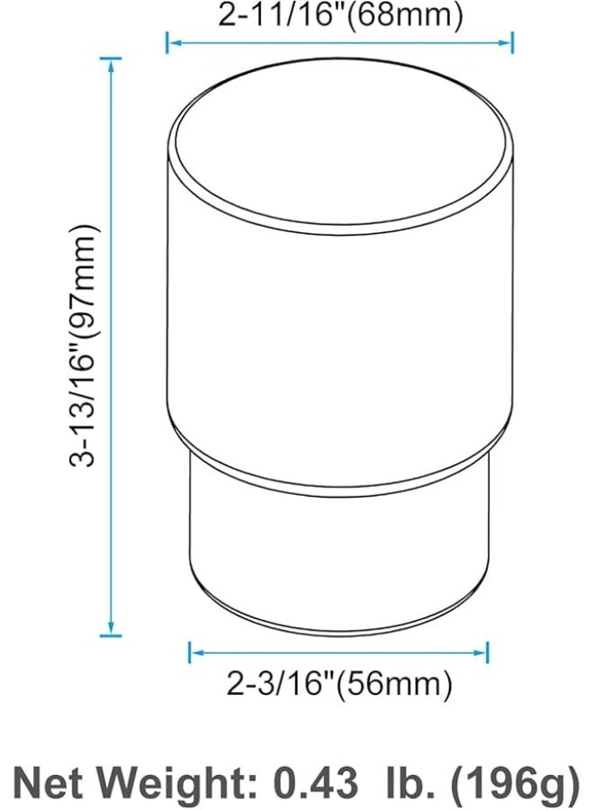 Angle Simple Frosted Glass Tumbler, Thick Glass Cup Replacement, Bathroom Toothbrush and Toothpaste Holder, Water Glasses, Bathroom Cup, Tumbler Cup, Rinsing Glass Cup, Drinkware Glassware - Image 3