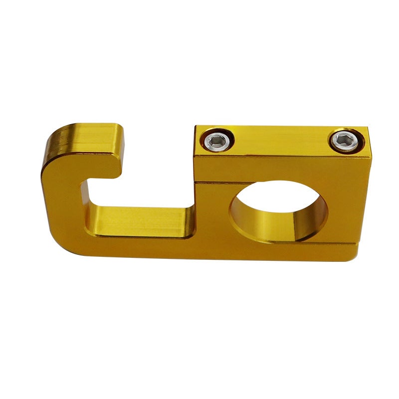 Generic Motorcycle Hook Niu PCX125 Aluminum Handlebar 22mm Helmet Hook Gold 