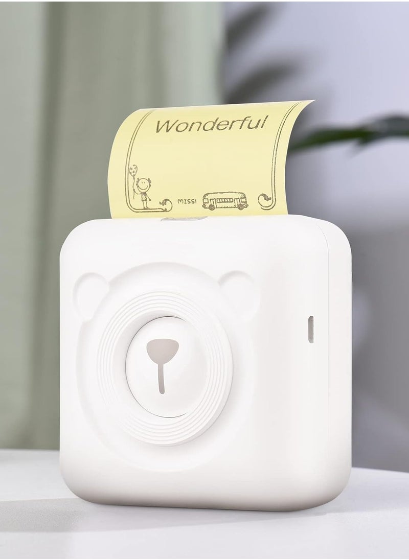 PeriPage - Bisofice PeriPage Mini Printer, PeriPage A6 Pro 304DPI, Pocket HD Wireless BT Thermal Printer Picture Photo Label Memo Notes Journal Receipt Paper Instant Printer Sticker AR Photo Inkless Printing - Image 1