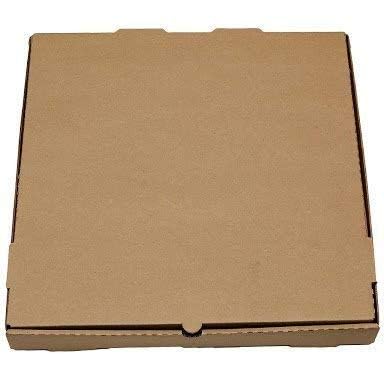SANDUUQ صندوق بيتزا كرافت كرتون مضلع بني 9X9X15 بوصة عبوة من 100 - Image 1