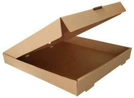 SANDUUQ صندوق بيتزا كرافت كرتون مضلع بني 9X9X15 بوصة عبوة من 100 - Image 2