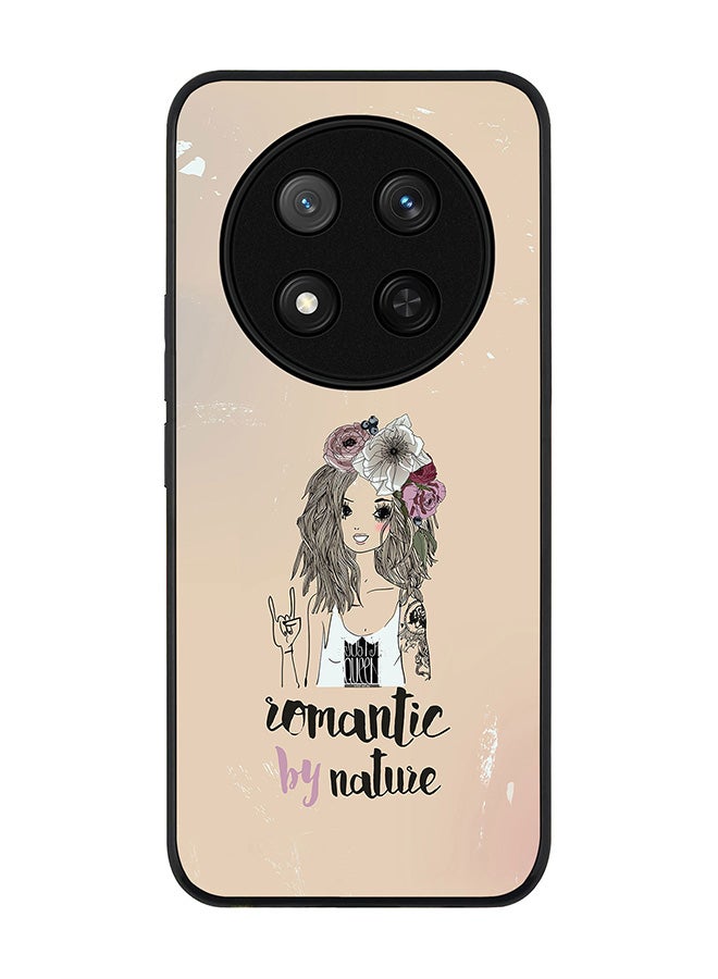 Stylizedd غطاء لهاتف Honor X9c / Honor Magic7 Lite 5G، حماية كاميرا نحيفة، غطاء هاتف مضاد للصدمات - رومانسي بطبيعته - Image 1