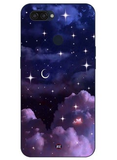 Service Zone Protective Printed Mobile Cover Night View With Stars And Moon For Oppo A12 2020 