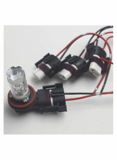 Y&D 4 Pack H11 H8 880 881 Female Adapter Wiring Harness Sockets Wire Connectors Compatible With Headlights or Fog Lights  - Image 2