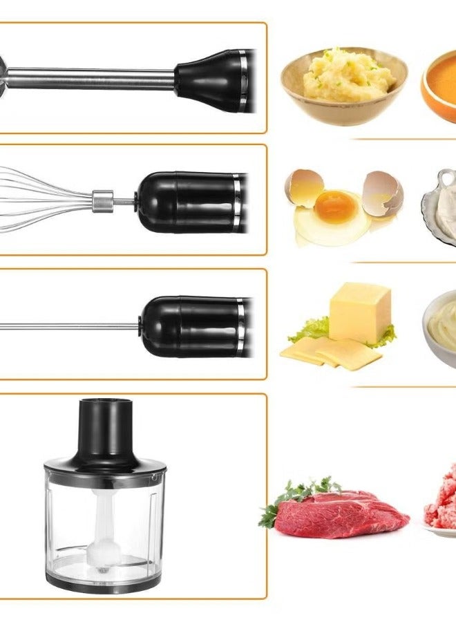SOKANY 5 in 1 Blender Electric Food Mixer Kitchen Detachable Hand Blender Egg Beater Vegetable Stand Blend Stainless Steel Blade - Image 3