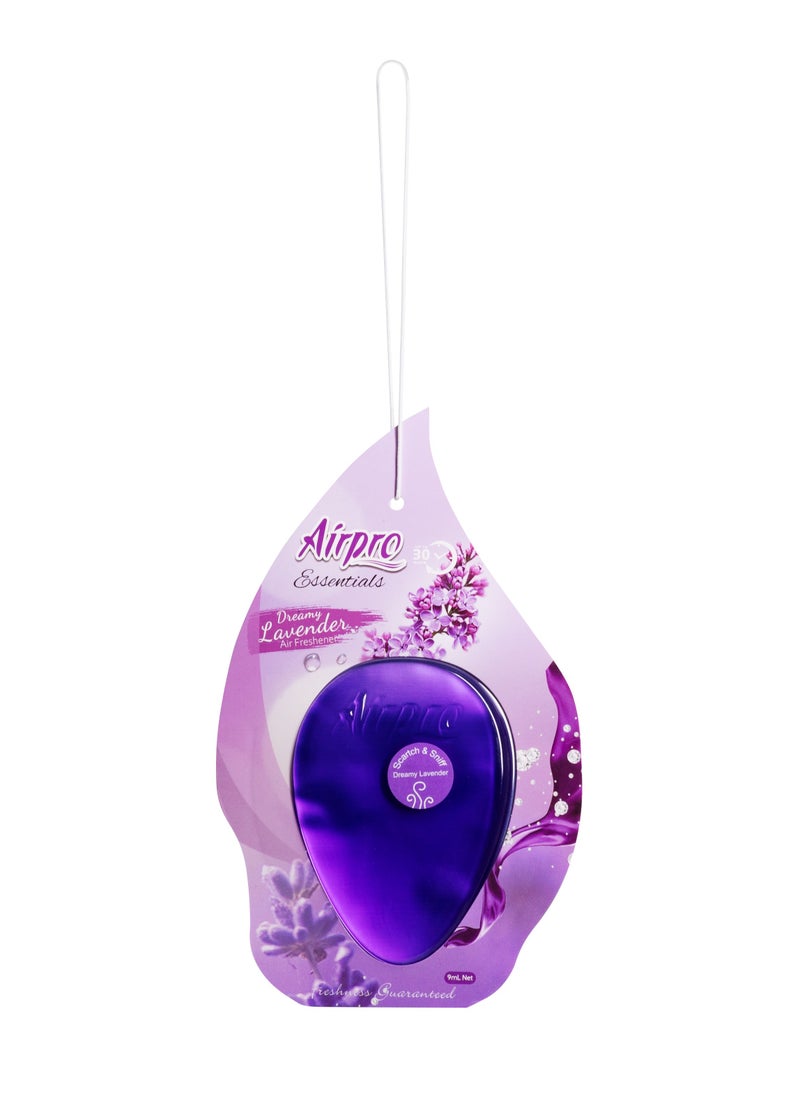 Airpro Luxury Hanging Gel| Car Perfume & Air Freshener | Dreamy Lavender| Infuses Your Car with the Soothing, Calming Scent of Dreamy Lavender, Creating a Long-Lasting and Relaxing Atmosphere That Transforms Your Car into a Peaceful Sanctuary.  - Image 1