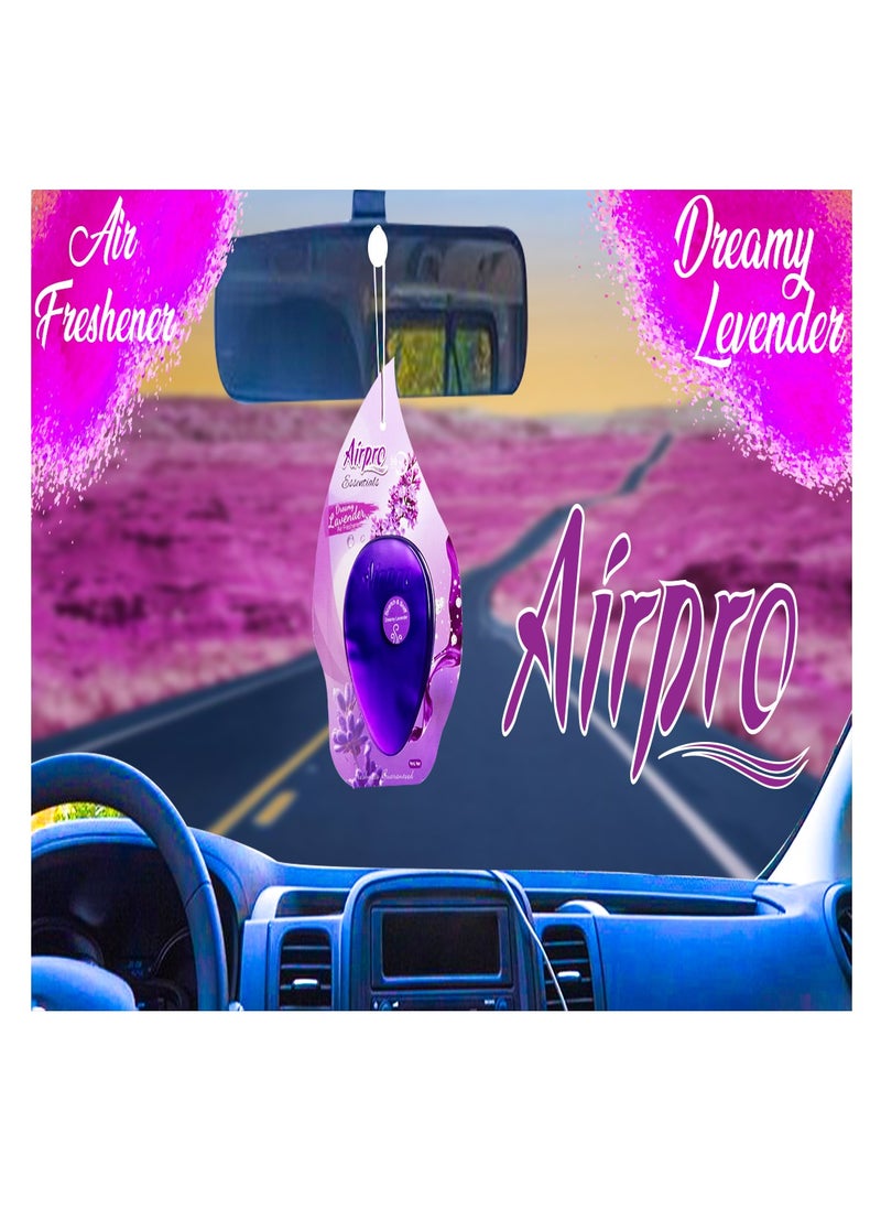 Airpro Luxury Hanging Gel| Car Perfume & Air Freshener | Dreamy Lavender| Infuses Your Car with the Soothing, Calming Scent of Dreamy Lavender, Creating a Long-Lasting and Relaxing Atmosphere That Transforms Your Car into a Peaceful Sanctuary.  - Image 3