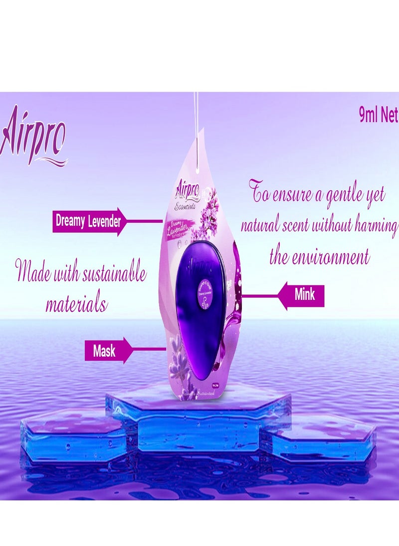 Airpro Luxury Hanging Gel| Car Perfume & Air Freshener | Dreamy Lavender| Infuses Your Car with the Soothing, Calming Scent of Dreamy Lavender, Creating a Long-Lasting and Relaxing Atmosphere That Transforms Your Car into a Peaceful Sanctuary.  - Image 5